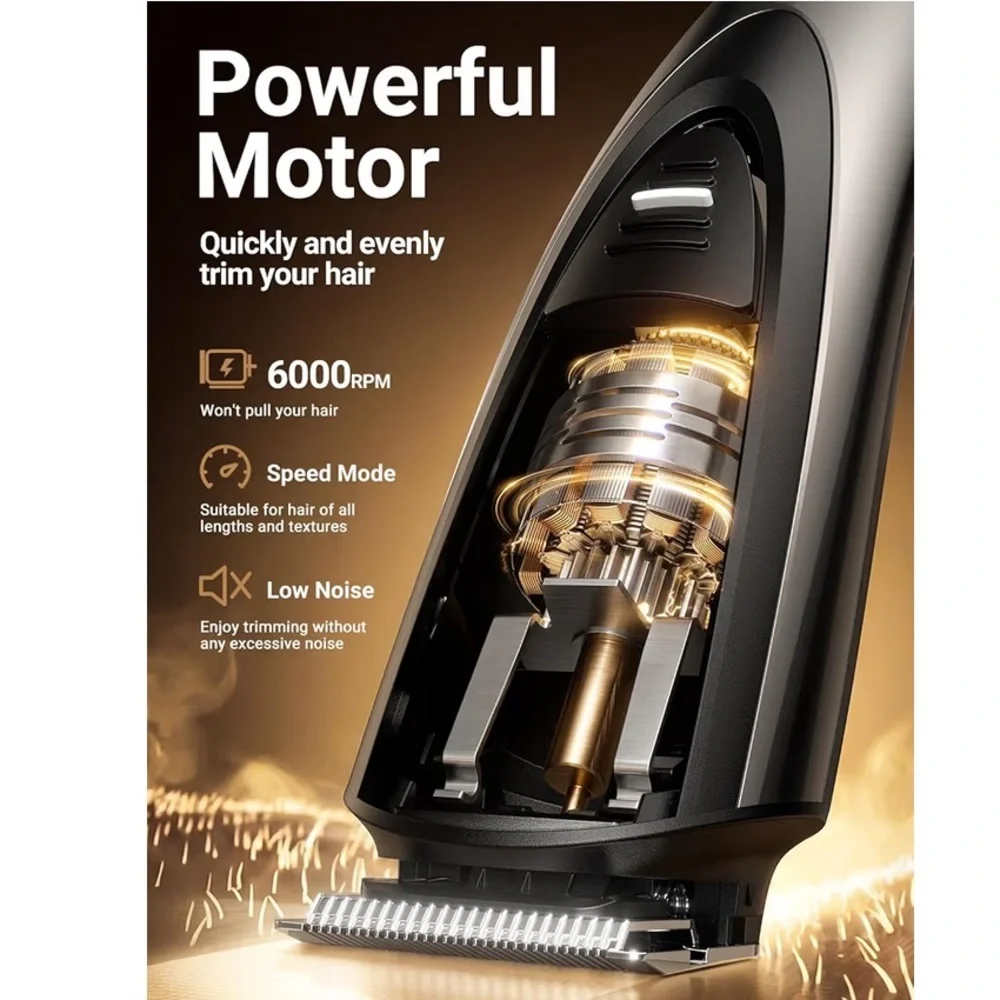 Beard Trimmer for Men - 12-in-1 Cordless Grooming Kit